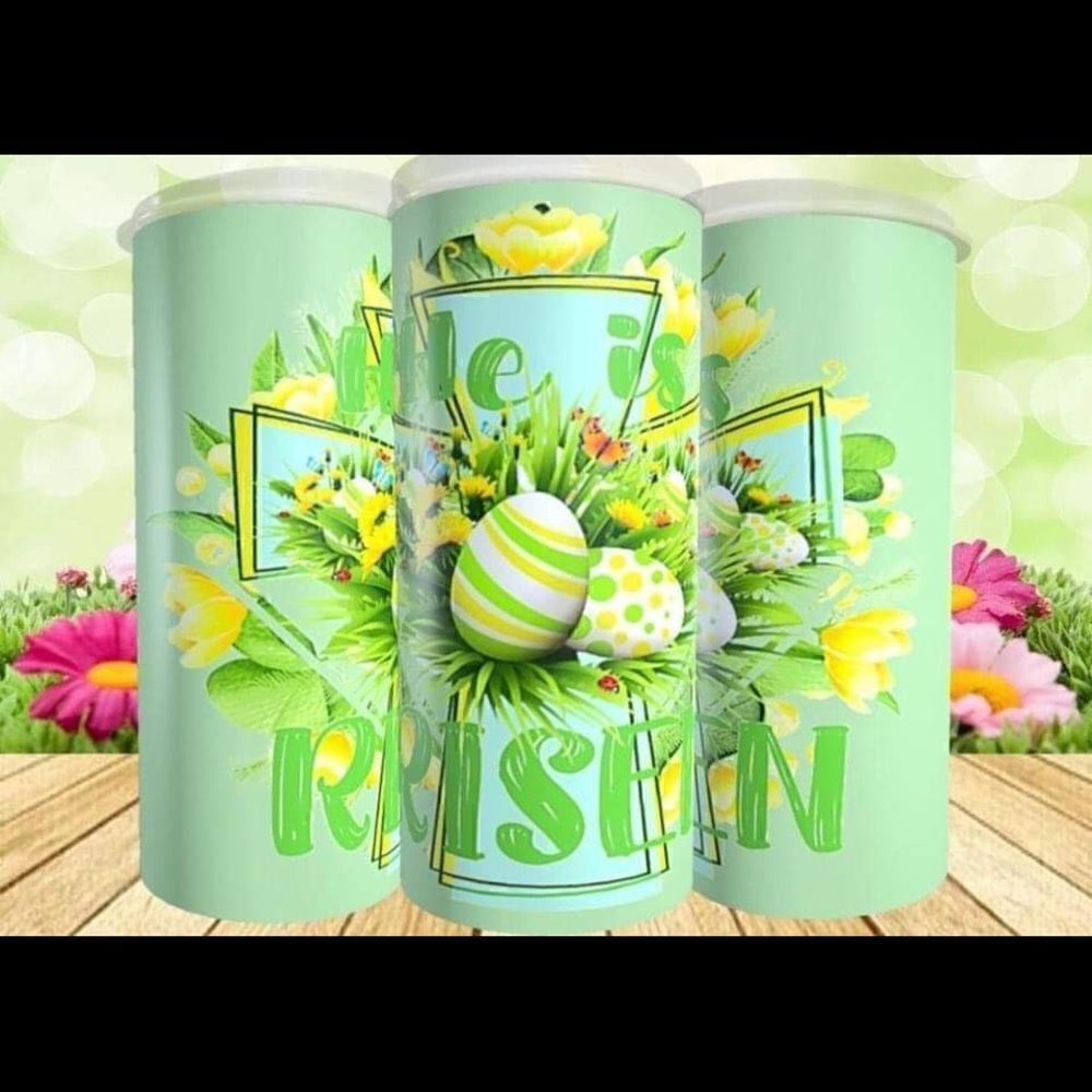 Brand New He Is Risen Tumbler